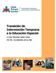 Spanish Early Intervention Transition Booklet Cover