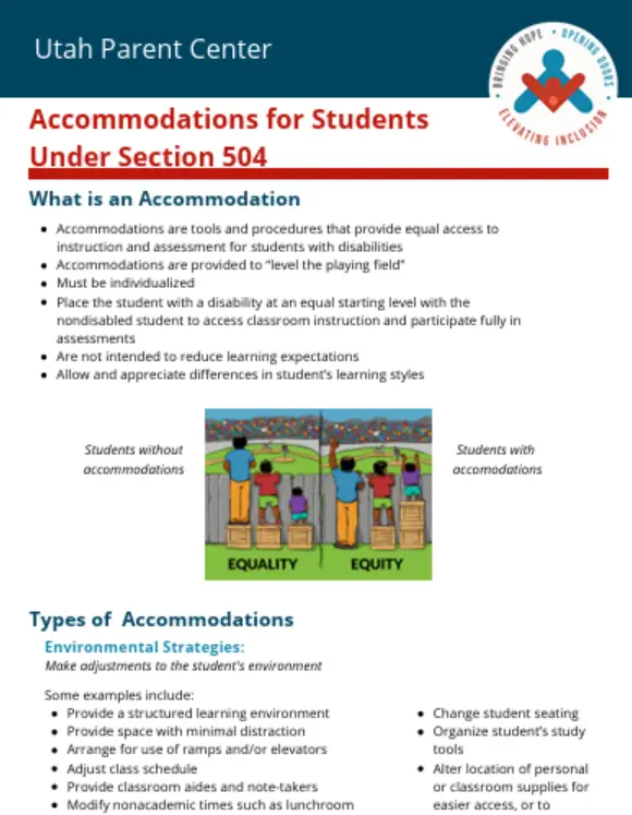 100 Effective Accommodations preview