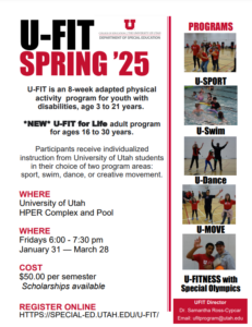 U-Fit registration Spring 