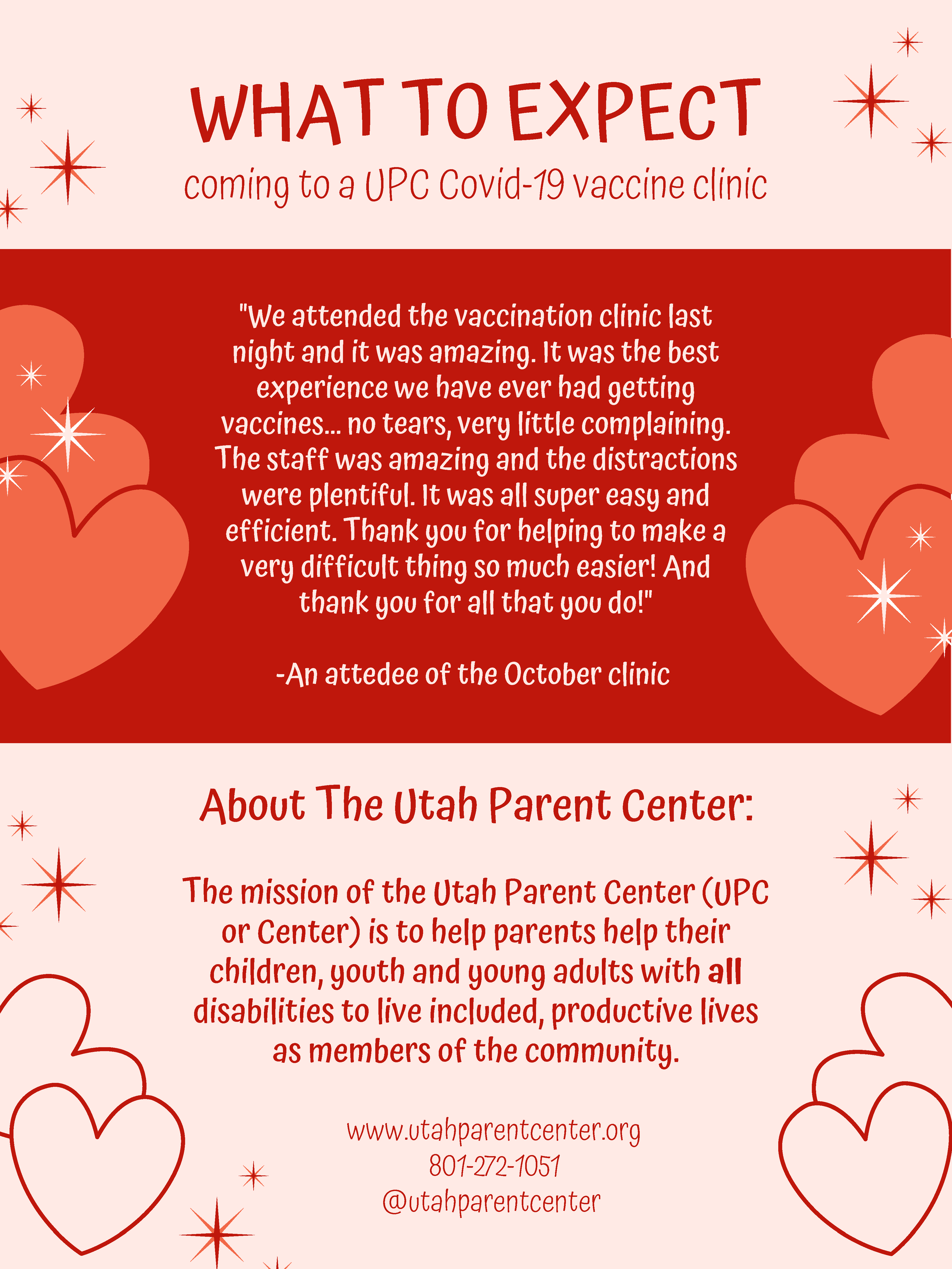 What to expect coming to a UPC Covid-19 vaccine clinic