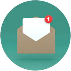 letter image signifying an email notification